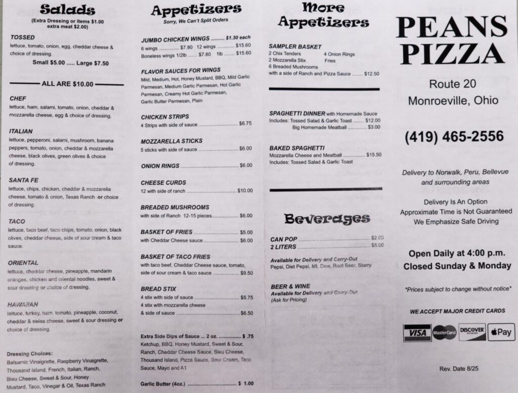 Pean\\\\\\\\\\\\\\\\\\\\\\\\\\\\\\\\\\\\\\\\\\\\\\\\\\\\\\\\\\\\\\\'s Pizza Subs & Sudz Menu 1